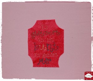 Stickserie - Glitzerpupser Sprüche Set